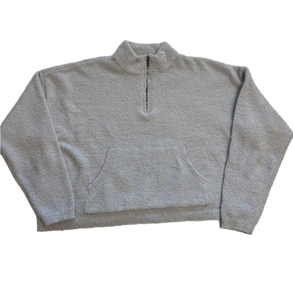 Nordstrom RDI 1/4 Zip Fuzzy Pullover